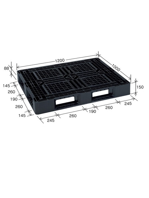 岐阜プラスチック工業 パレット JL-D4・1210G | 現場用品,プラスチック