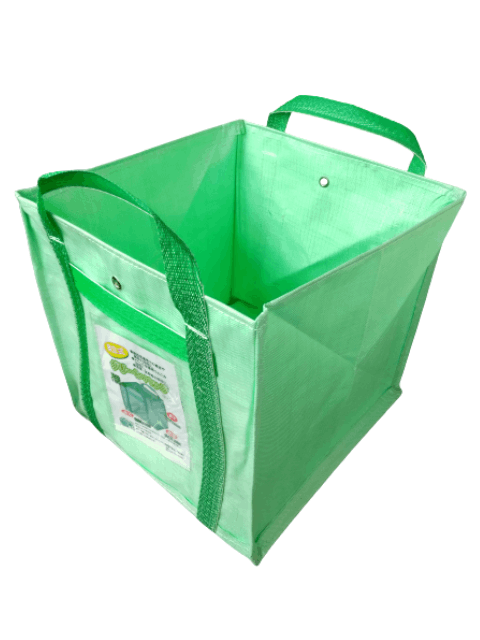 限定価格❗️爽やかなグリーン系バッグ 自立式グリーンバッグ 140L 570×530×550mm | 現場用品,土のう・袋類