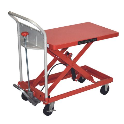 ○ゴールドリフター 150kg フォーク高さ 約60mm〜1490mm 長さ 約690mm