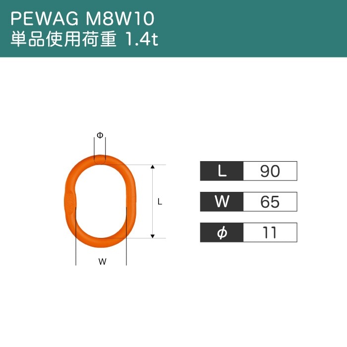 �磻������ץ���󥰡ڻ��Ѳٽ� 1t�ۡڥ�� PEWAG M8W10 ñ�ʻ��Ѳٽ� 1.4t�ۡ�4���ߤꡡ60��ۡ��ҥ���֥������Ԥ߹���(���)���ҥ���ɸ���