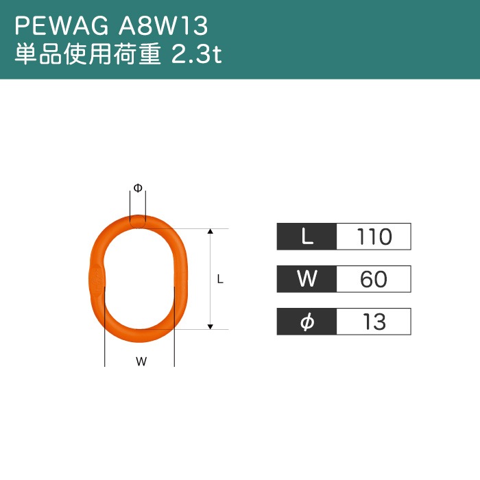 磻ץ󥰡ڻѲٽ 2tۡڥ PEWAG A8W13 ñʻѲٽ 2.3tۡ2ߤꡡ60ۡҥ֥Ԥ߹()ҥɸ