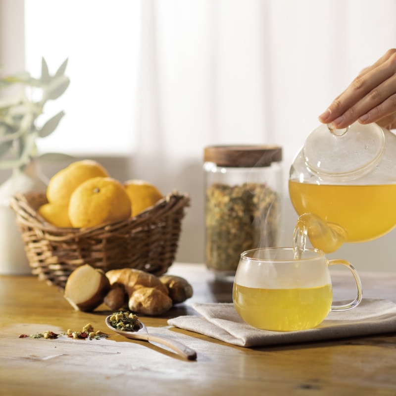 【2025冬～2026初春限定】柚子しょうが茶　茶葉1000ｇ入