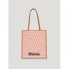 30OFFPRINTED CANVAS SHOPPER RED