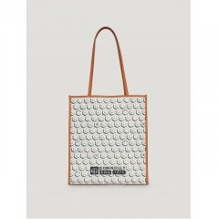 30OFFPRINTED CANVAS SHOPPER BLUE