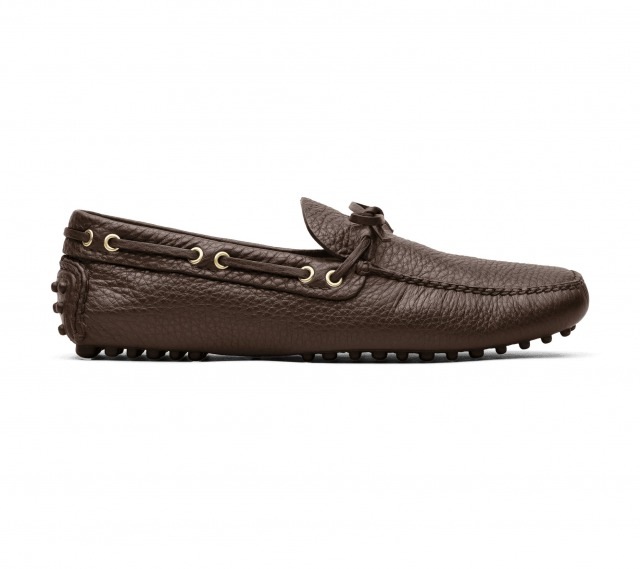 DRIVING SHOES GRAINED CALF BROWN