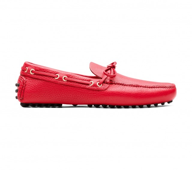 DRIVING SHOES GRAINED CALF RED