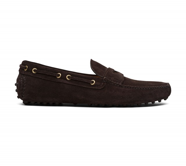 DRIVING SHOES SUEDE BROWN