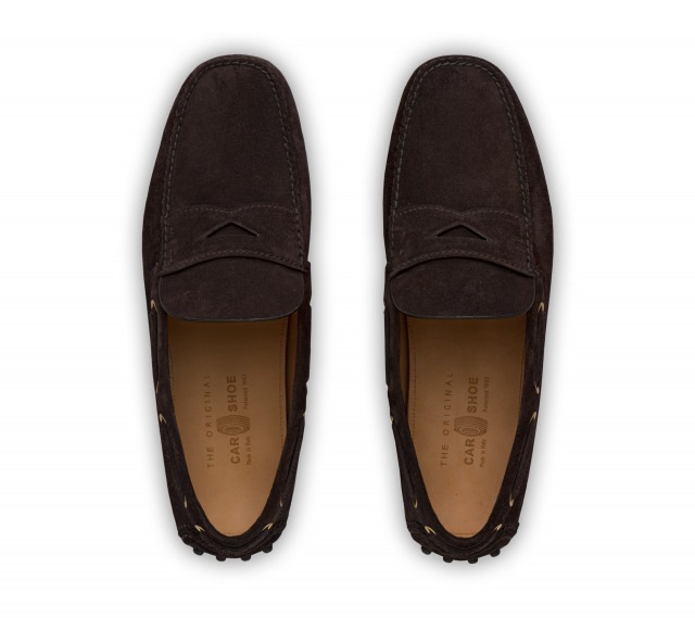 DRIVING SHOES SUEDE BROWN