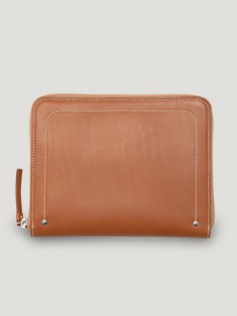 30OFFZIP AROUND TRAVEL WALLET TAN