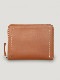 30OFFZIP AROUND TRAVEL WALLET TAN