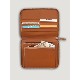 30OFFZIP AROUND TRAVEL WALLET TAN