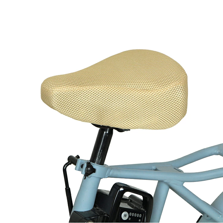 自転車関係備品セット（スタンド、ヘルメット、サドルカバー、ライト、、、） サドルカバー MARUTO サマーメッシュ SC-RM01 ベージュ グレー