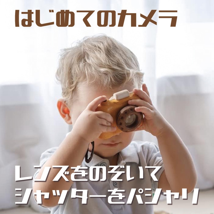 プラントイ マイファーストカメラ 1歳半~ プレゼント 木のおもちゃ