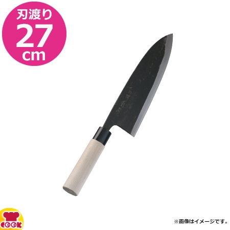 河村刃物 堺菊守 サケ切包丁 黒打 27cm-厨房道具・卓上用品shop cookcook!