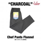եѥ Chef Pants Flannel Charcoal