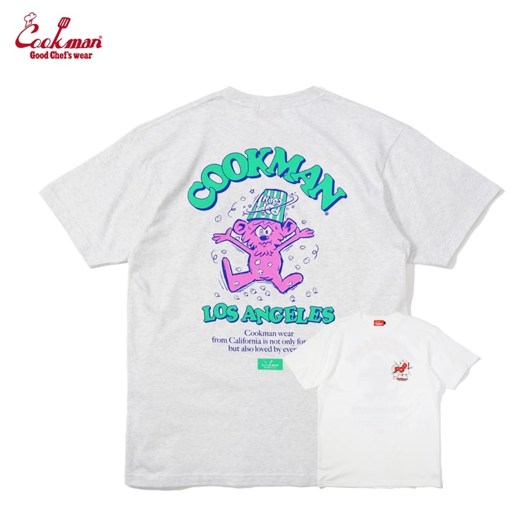 大人気 Cookman クックマン Tシャツ Wind ホワイト COOKMAN 【クックマン】T-SHIRTS (Tシャツ)「Food Vendor