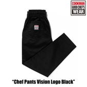 եѥ Chef Pants Vision Logo Black