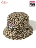�Х��åȥϥå� Bucket Hat Vision Logo Leopard