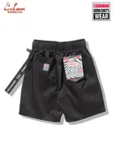 �����եѥ�� Chef Pants Short  Black Belt Vision Black