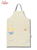 ���󥰥��ץ��� Long Apron Herringbone Stripe Cream