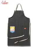 ���󥰥��ץ��� Long Apron Herringbone Stripe Charcoal
