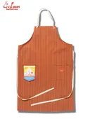 ���󥰥��ץ��� Long Apron Herringbone Stripe Brick