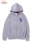 �ա��ǥ��� Zip Hoodie Chef Hat LA Heather Gray