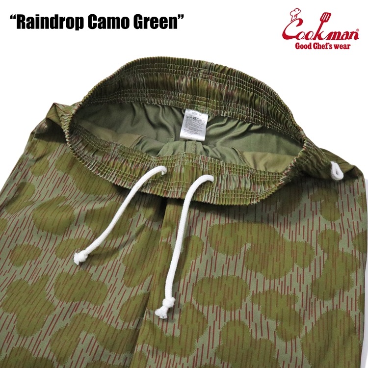 եѥ Chef Pants Raindrop Camo Green