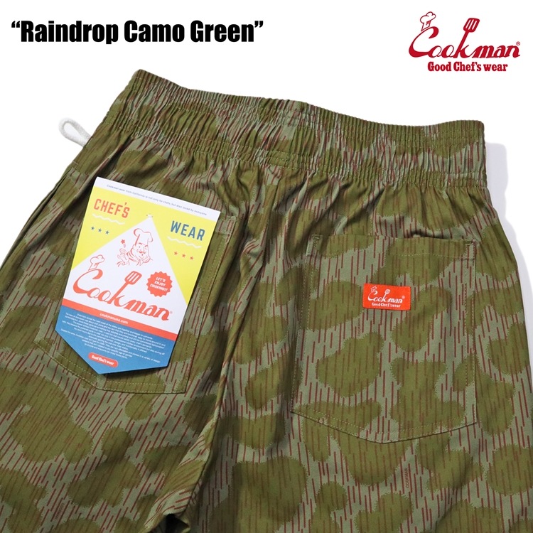 եѥ Chef Pants Raindrop Camo Green