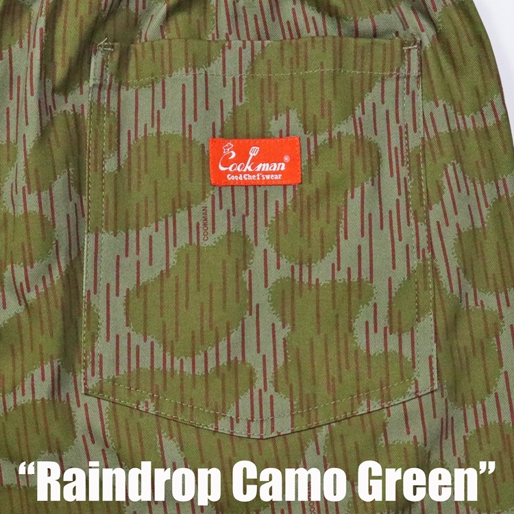 եѥ Chef Pants Raindrop Camo Green