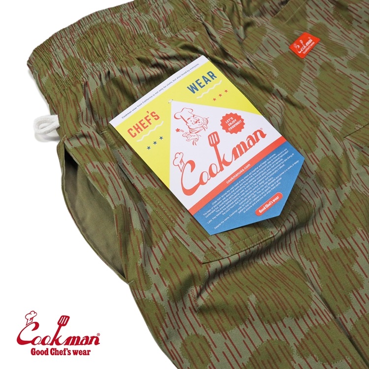 եѥ Chef Pants Raindrop Camo Green