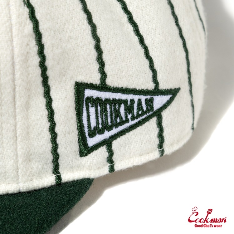 ����å� Flat Brim Snapback Cap Stripe Green
