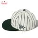 ����å� Flat Brim Snapback Cap Stripe Green