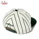 ����å� Flat Brim Snapback Cap Stripe Green
