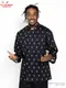 �����ե����� Chef Coat Long Sleeve Vented Skull Black