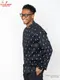 �����ե����� Chef Coat Long Sleeve Vented Skull Black