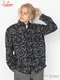 �������� Work Shirts Long Sleeve Paisley Black