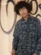 �������� Work Shirts Long Sleeve Paisley Black