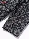 �������� Work Shirts Long Sleeve Paisley Black