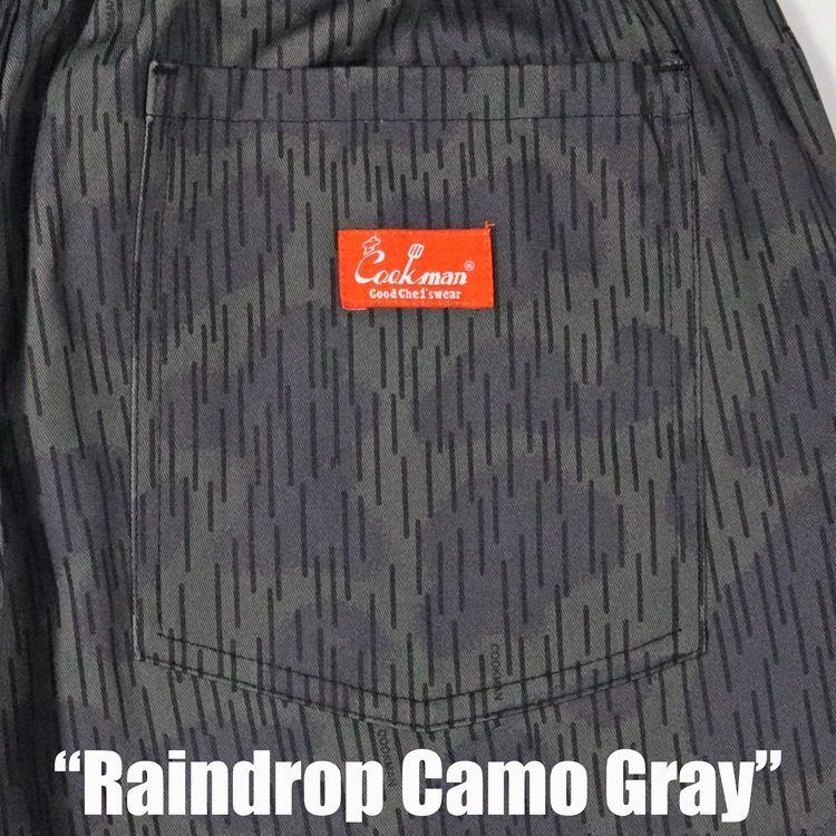 եѥ Chef Pants Raindrop Camo Gray