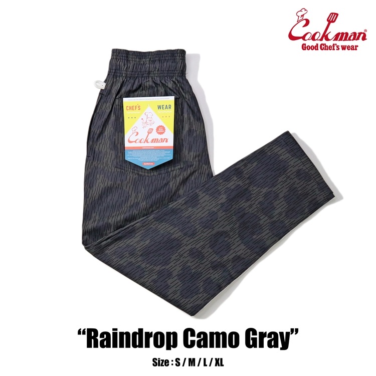 եѥ Chef Pants Raindrop Camo Gray