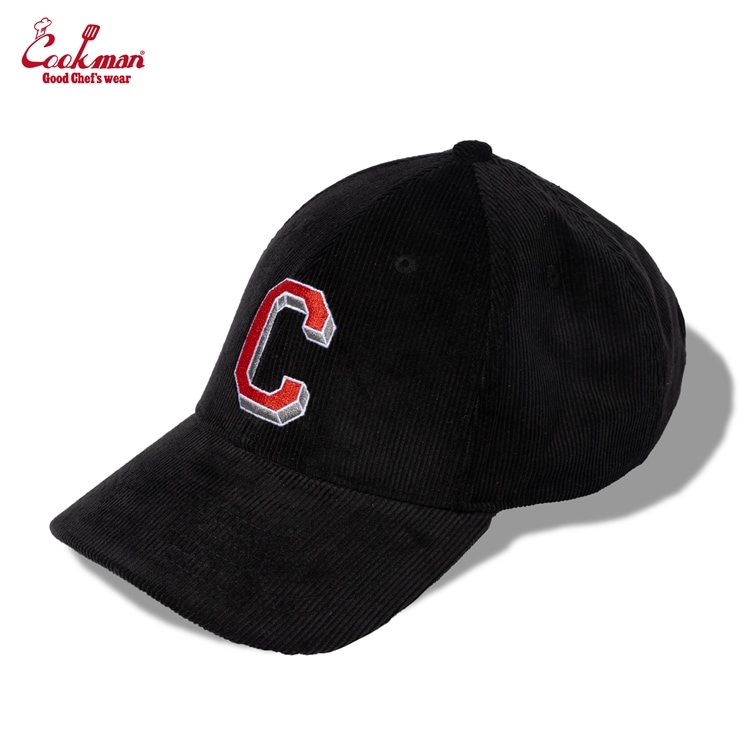 ����å� Curve Brim Cap Corduroy Black