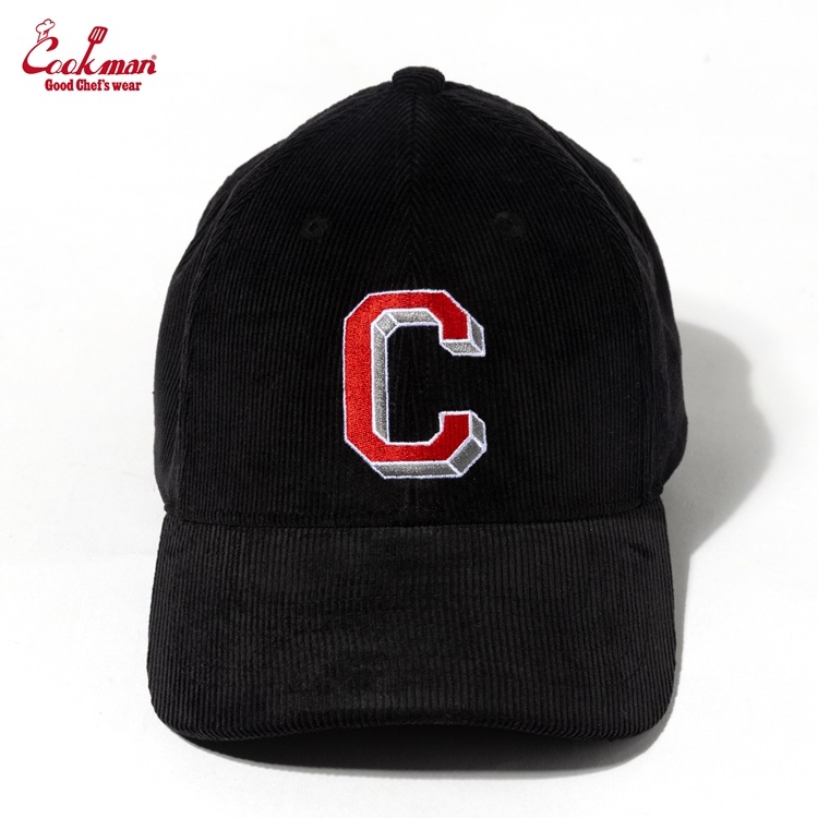����å� Curve Brim Cap Corduroy Black