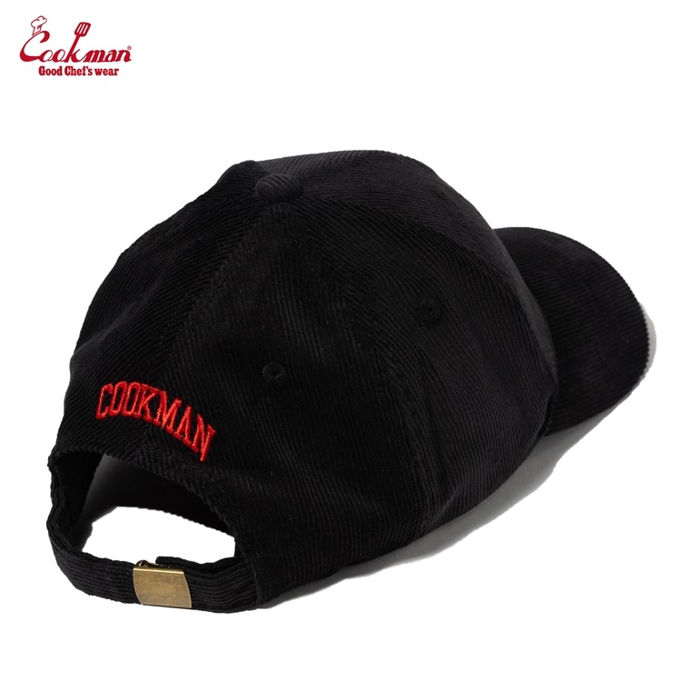����å� Curve Brim Cap Corduroy Black