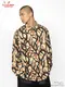 �������� Work Shirts Long Sleeve Tribal Camo Beige
