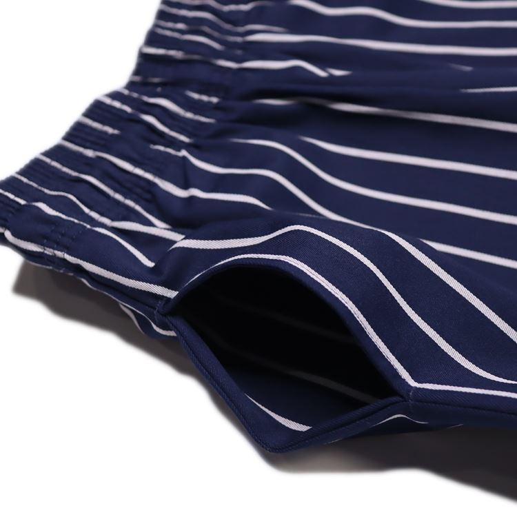 磻ɥեѥ Wide Chef Pants Stripe Navy