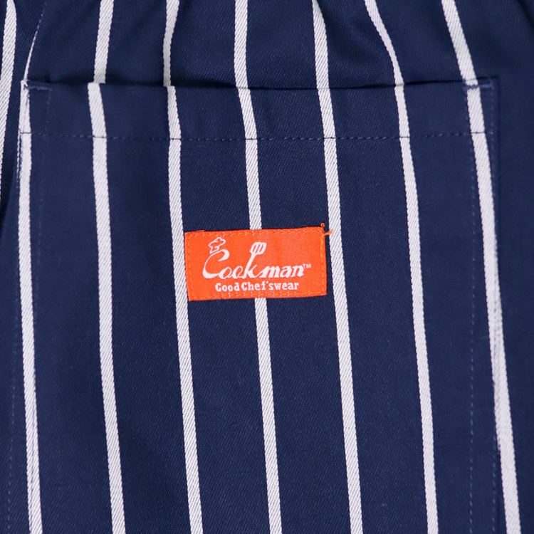 磻ɥեѥ Wide Chef Pants Stripe Navy