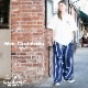 磻ɥեѥ Wide Chef Pants Stripe Navy