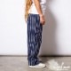 磻ɥեѥ Wide Chef Pants Stripe Navy