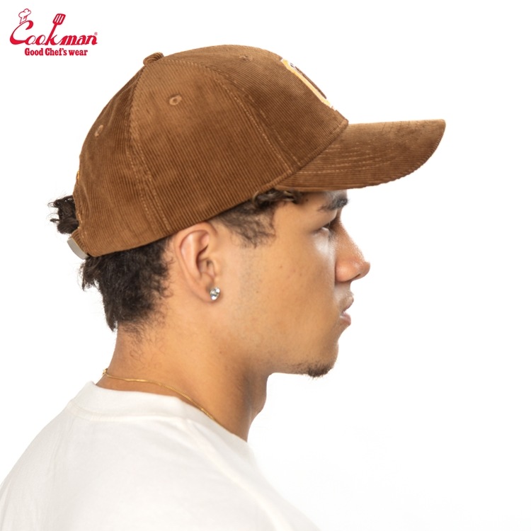 å Curve Brim Cap Corduroy Brown